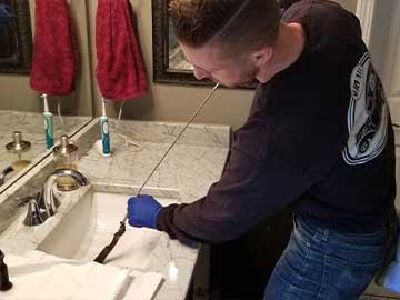 Drain cleaning services.